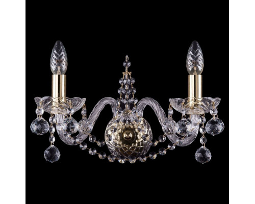 Бра Bohemia Ivele Crystal 1411 1411B/2/160/G/Balls