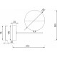 Бра Eurosvet Nuvola 70129/1 латунь