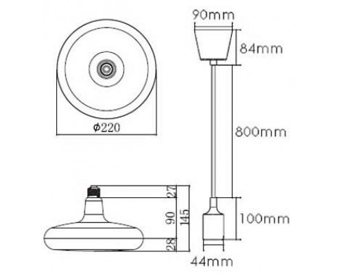 Подвесной светильник Horoz Electric Sembol HRZ00002172