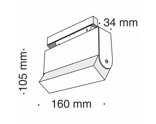 Накладной светильник Maytoni BASIS TR013-2-10W3K-B