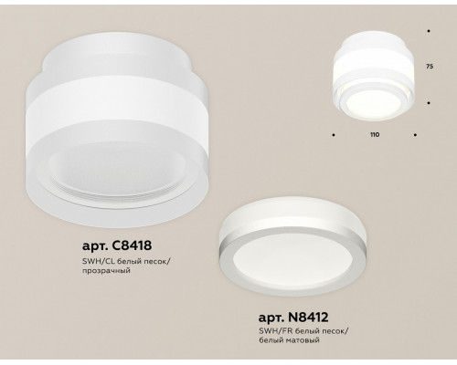 Накладной светильник Ambrella Light XS XS8418002