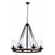 Подвесная люстра Arte Lamp Dalim A7014SP-8BK