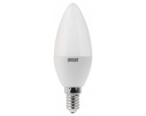 Лампа светодиодная Gauss LED Elementary Candle E14 8Вт 3000K 33118