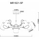 Люстра на штанге MyFar Sara MR1621-5P