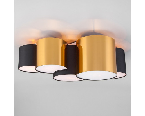 Потолочная люстра TK Lighting Mona 3447 Mona Black/Gold