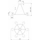 Подвесная люстра Eurosvet Splay 70147/6 черный