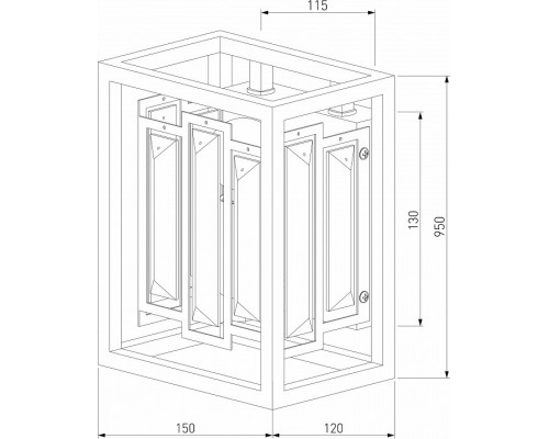 Накладной светильник Bogate's Cella 377/1 Strotskis