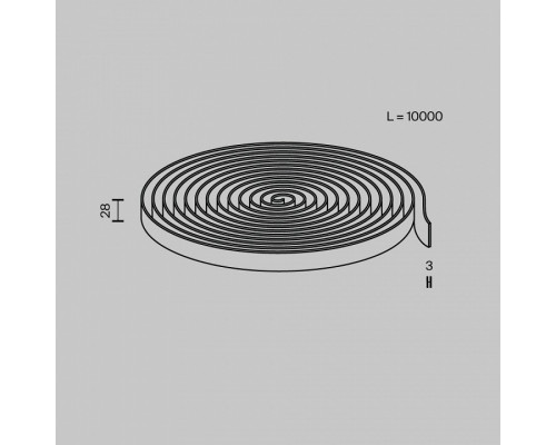 Трек-ремень Maytoni Conductive textile tape Parity TRX130-1.10LG