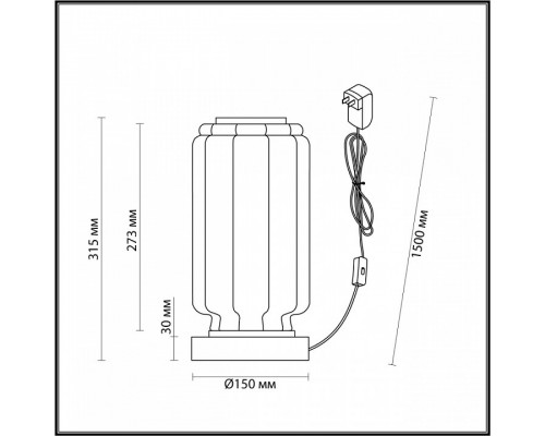 Настольная лампа декоративная Odeon Light Jam 5409/10TL