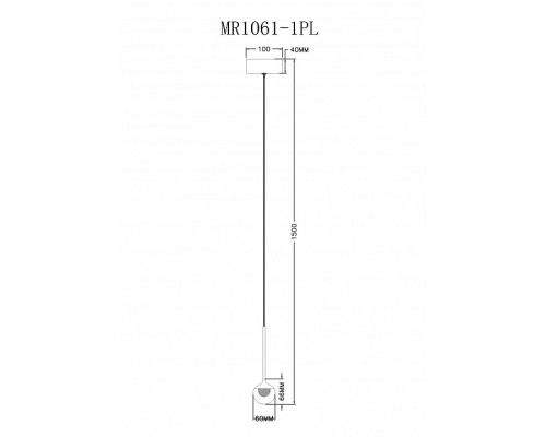 Подвесной светильник MyFar Kollins MR1061-1PL