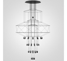 Подвесная люстра Imperiumloft Vibia Wireflow 40.1637-0