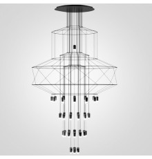 Подвесная люстра Imperiumloft Vibia Wireflow 40.1637-0