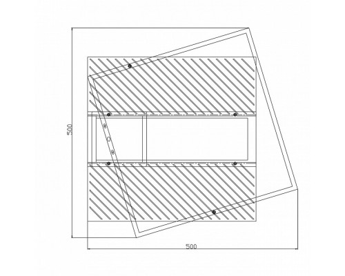 Накладной светильник Escada Concept 10226/3LED SQUARE