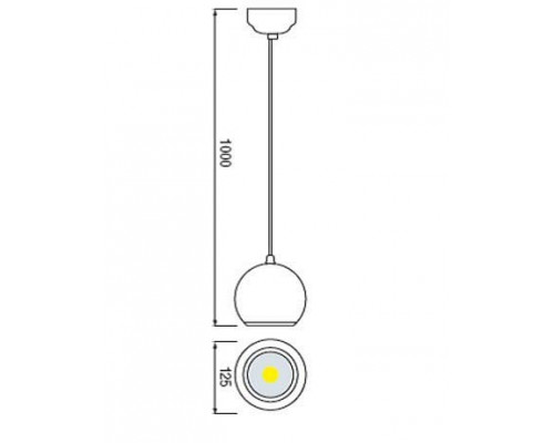 Подвесной светильник Horoz Electric Astra HRZ00000790