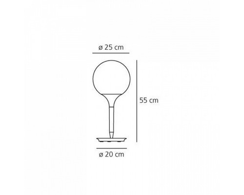 Настольная лампа декоративная Artemide  1050010A