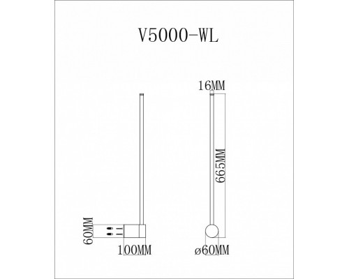 Бра Moderli Ricco V5000-WL