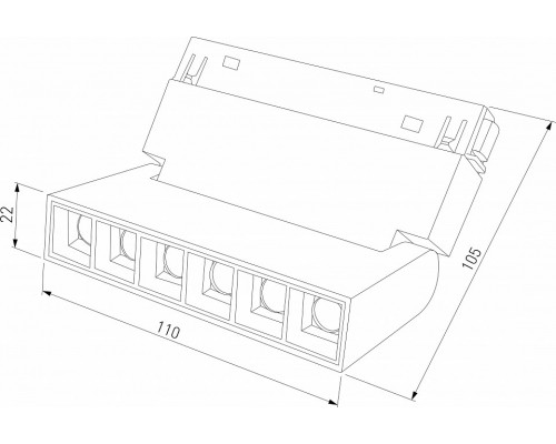 Накладной светильник Elektrostandard Slim Magnetic a066586