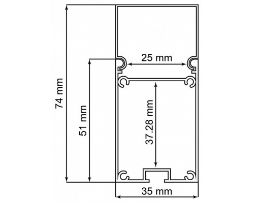 Короб накладной Feron CAB266 10377