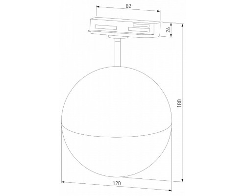 Светильник на штанге Elektrostandard Glob a053137