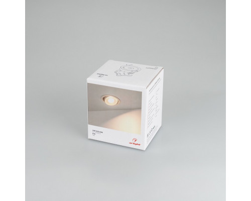 Встраиваемый светильник Arlight CL-SIMPLE-R78-9W Warm3000 (BK, 45 deg) 028147