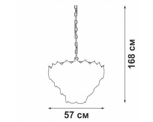 Подвесная люстра Vitaluce V52800 V52800-8/12+1