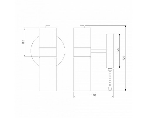 Бра Eurosvet Tesoro 70125/1 черный