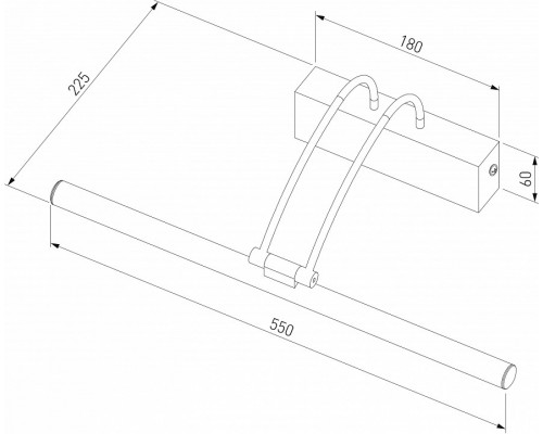 Подсветка для зеркала Elektrostandard Simple a063695