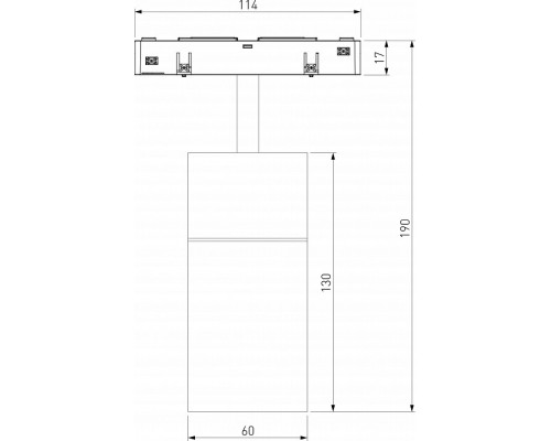 Светильник на штанге Elektrostandard Slim Magnetic a066517