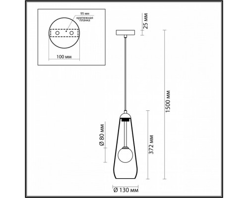 Подвесной светильник Odeon Light Lostar 4954/1