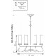 Подвесная люстра Lightstar Flume 723065