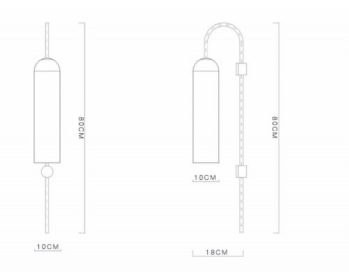 Бра Imperiumloft ARTICOLO float Wall 123132-22