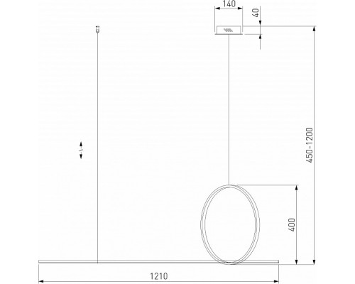 Подвесной светильник Eurosvet Mist 90266/1 золото