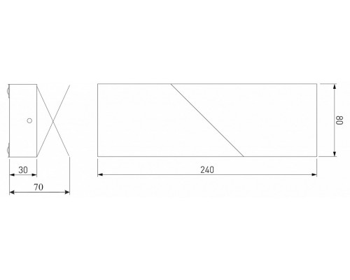 Накладной светильник Elektrostandard Snip a055428