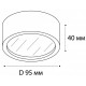 Накладной светильник Italline M04-525-95 M04-525-95 white 3000K