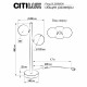 Настольная лампа декоративная Citilux Рунд CL205820N