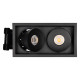 Встраиваемый светильник Arlight CL-SIMPLE-S148x80-2x9W Warm3000 (BK, 45 deg) 028151