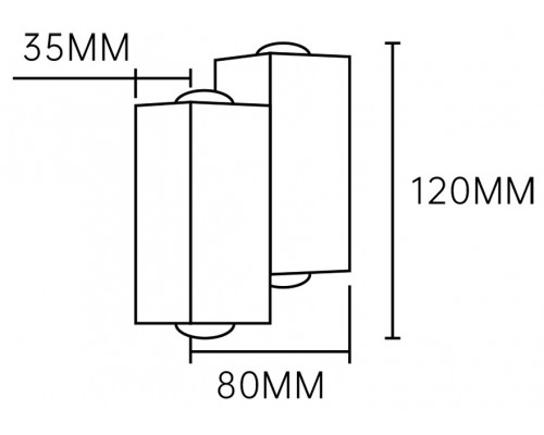 Накладной светильник Escada 30005LED 30005W/02LED