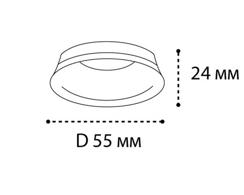 Кольцо декоративное Italline IT08-8050 IT08-8050 gold