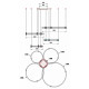 Подвесной светильник Stilfort Tooring 4006/02/04PL