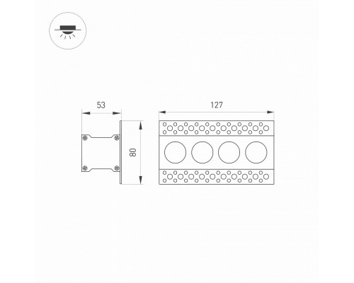 Встраиваемый светильник Arlight ORIENT 032224