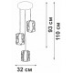 Подвесной светильник Vitaluce V4382 V43820-0/3S