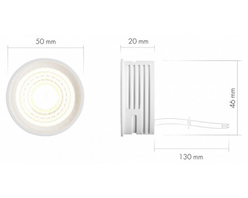 Модуль светодиодный Denkirs SLIM LED DK3000-7W