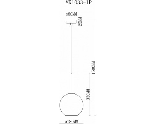 Подвесной светильник MyFar Stiven MR1033-1P