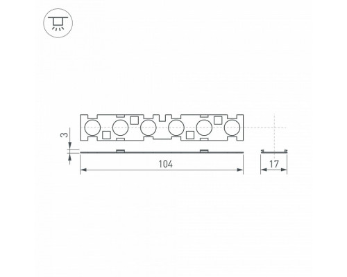 Рассеиватель Arlight SL-LINE 041793