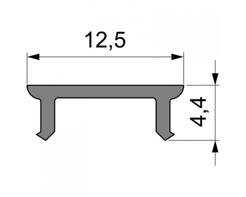 Профиль накладной Deko-Light P-01-08 983000