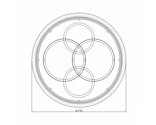 Накладной светильник Escada Module 10235/4LED ROUND