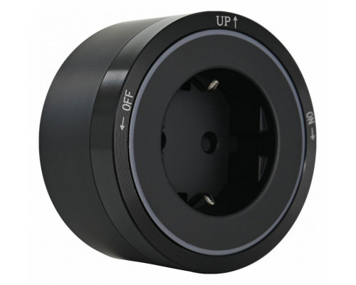 Розетка с заземлением на треке Arte Milano Am-track-sockets 380066TS LED/ES Black