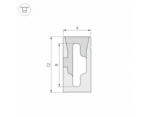 Короб накладной гибкий Arlight WPH 040264