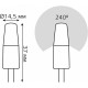 Лампа светодиодная Gauss Elementary G4 3Вт 4100K 18723