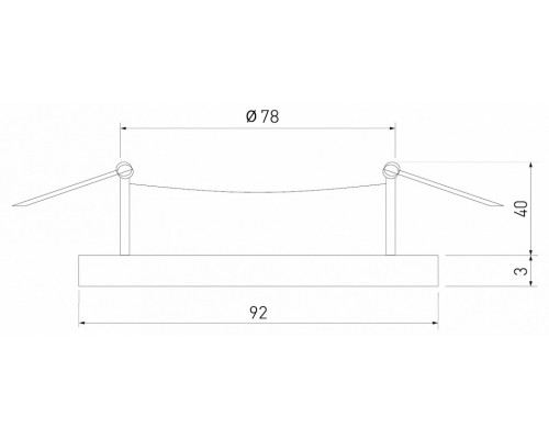 Встраиваемый светильник Elektrostandard 122 MR16 a055671